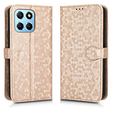 Funda de Cuero Cartera con Soporte Carcasa C01X para Huawei Honor X6 5G Oro