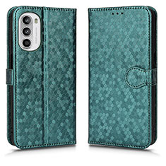 Funda de Cuero Cartera con Soporte Carcasa C01X para Motorola Moto Edge (2022) 5G Verde