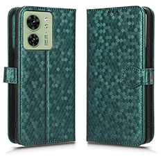 Funda de Cuero Cartera con Soporte Carcasa C01X para Motorola Moto Edge (2023) 5G Verde