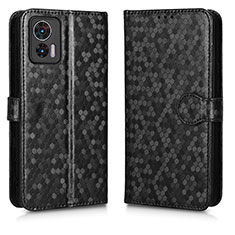 Funda de Cuero Cartera con Soporte Carcasa C01X para Motorola Moto Edge 30 Neo 5G Negro