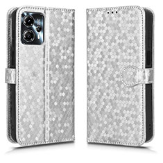 Funda de Cuero Cartera con Soporte Carcasa C01X para Motorola Moto G13 Plata