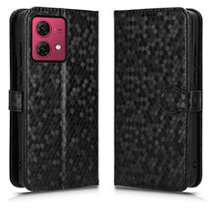 Funda de Cuero Cartera con Soporte Carcasa C01X para Motorola Moto G84 5G Negro