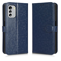 Funda de Cuero Cartera con Soporte Carcasa C01X para Nokia G60 5G Azul