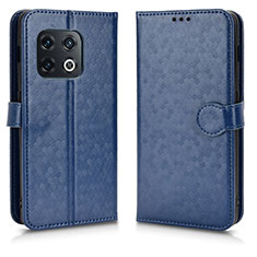 Funda de Cuero Cartera con Soporte Carcasa C01X para OnePlus 10 Pro 5G Azul