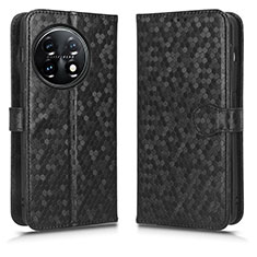 Funda de Cuero Cartera con Soporte Carcasa C01X para OnePlus Ace 2 5G Negro