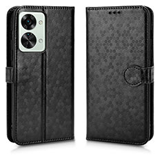 Funda de Cuero Cartera con Soporte Carcasa C01X para OnePlus Nord 2T 5G Negro