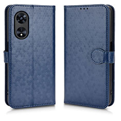 Funda de Cuero Cartera con Soporte Carcasa C01X para Oppo A1x 5G Azul