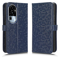 Funda de Cuero Cartera con Soporte Carcasa C01X para Oppo Reno10 Pro+ Plus 5G Azul