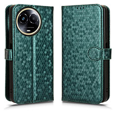 Funda de Cuero Cartera con Soporte Carcasa C01X para Realme 11X 5G Verde