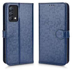 Funda de Cuero Cartera con Soporte Carcasa C01X para Realme GT Master 5G Azul