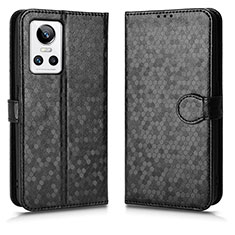 Funda de Cuero Cartera con Soporte Carcasa C01X para Realme GT Neo3 5G Negro