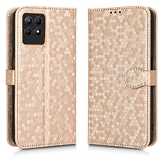 Funda de Cuero Cartera con Soporte Carcasa C01X para Realme Narzo 50 4G Oro