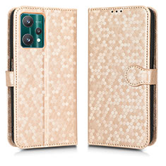 Funda de Cuero Cartera con Soporte Carcasa C01X para Realme Q5 5G Oro