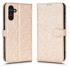 Funda de Cuero Cartera con Soporte Carcasa C01X para Samsung Galaxy A04s Oro