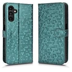 Funda de Cuero Cartera con Soporte Carcasa C01X para Samsung Galaxy A04s Verde