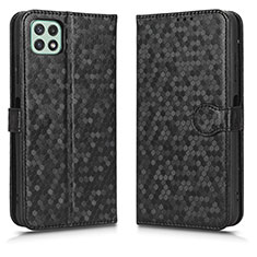 Funda de Cuero Cartera con Soporte Carcasa C01X para Samsung Galaxy A22s 5G Negro