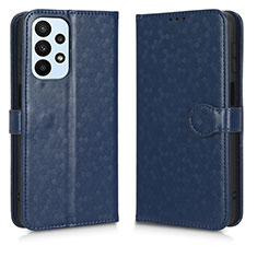 Funda de Cuero Cartera con Soporte Carcasa C01X para Samsung Galaxy A23 5G Azul