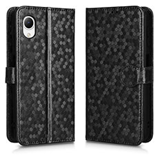 Funda de Cuero Cartera con Soporte Carcasa C01X para Samsung Galaxy A23 5G SC-56C Negro