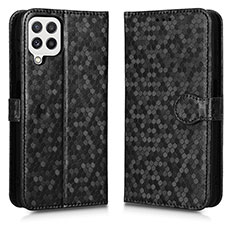 Funda de Cuero Cartera con Soporte Carcasa C01X para Samsung Galaxy M22 4G Negro