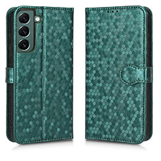 Funda de Cuero Cartera con Soporte Carcasa C01X para Samsung Galaxy S22 5G Verde