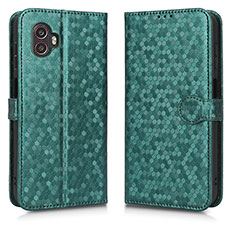 Funda de Cuero Cartera con Soporte Carcasa C01X para Samsung Galaxy XCover 6 Pro 5G Verde