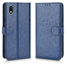 Funda de Cuero Cartera con Soporte Carcasa C01X para Sony Xperia Ace III Azul