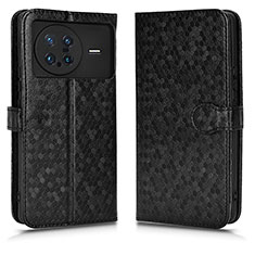 Funda de Cuero Cartera con Soporte Carcasa C01X para Vivo X Note Negro