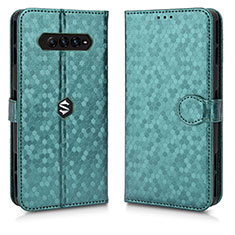 Funda de Cuero Cartera con Soporte Carcasa C01X para Xiaomi Black Shark 4 5G Verde