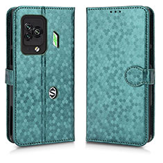 Funda de Cuero Cartera con Soporte Carcasa C01X para Xiaomi Black Shark 5 Pro 5G Verde