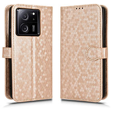 Funda de Cuero Cartera con Soporte Carcasa C01X para Xiaomi Mi 13T Pro 5G Oro