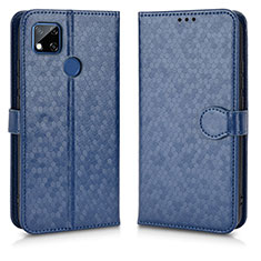 Funda de Cuero Cartera con Soporte Carcasa C01X para Xiaomi POCO C3 Azul