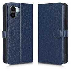 Funda de Cuero Cartera con Soporte Carcasa C01X para Xiaomi Poco C51 Azul