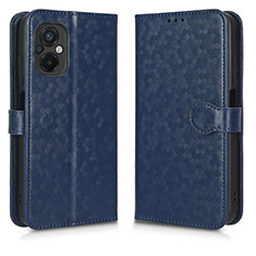 Funda de Cuero Cartera con Soporte Carcasa C01X para Xiaomi Poco M5 4G Azul