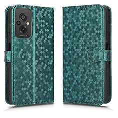 Funda de Cuero Cartera con Soporte Carcasa C01X para Xiaomi Redmi 11 Prime 4G Verde