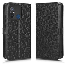 Funda de Cuero Cartera con Soporte Carcasa C01X para Xiaomi Redmi 11A 4G Negro