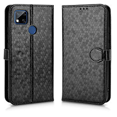 Funda de Cuero Cartera con Soporte Carcasa C01X para Xiaomi Redmi 9 India Negro