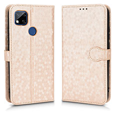 Funda de Cuero Cartera con Soporte Carcasa C01X para Xiaomi Redmi 9C Oro