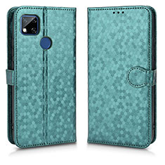 Funda de Cuero Cartera con Soporte Carcasa C01X para Xiaomi Redmi 9C Verde