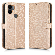 Funda de Cuero Cartera con Soporte Carcasa C01X para Xiaomi Redmi A1 Plus Oro