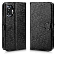 Funda de Cuero Cartera con Soporte Carcasa C01X para Xiaomi Redmi K40 Gaming 5G Negro