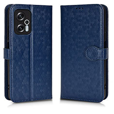 Funda de Cuero Cartera con Soporte Carcasa C01X para Xiaomi Redmi K50i 5G Azul