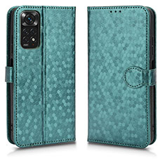 Funda de Cuero Cartera con Soporte Carcasa C01X para Xiaomi Redmi Note 11 4G (2022) Verde