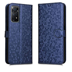 Funda de Cuero Cartera con Soporte Carcasa C01X para Xiaomi Redmi Note 11 Pro 4G Azul