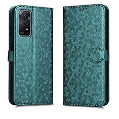 Funda de Cuero Cartera con Soporte Carcasa C01X para Xiaomi Redmi Note 11 Pro 4G Verde