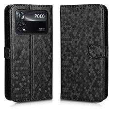 Funda de Cuero Cartera con Soporte Carcasa C01X para Xiaomi Redmi Note 11E Pro 5G Negro