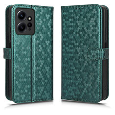 Funda de Cuero Cartera con Soporte Carcasa C01X para Xiaomi Redmi Note 12 4G Verde