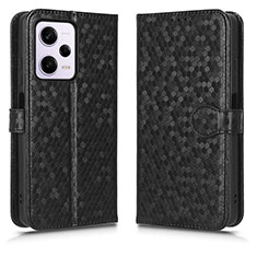 Funda de Cuero Cartera con Soporte Carcasa C01X para Xiaomi Redmi Note 12 Pro 5G Negro