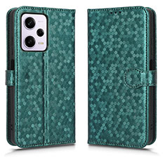 Funda de Cuero Cartera con Soporte Carcasa C01X para Xiaomi Redmi Note 12 Pro 5G Verde