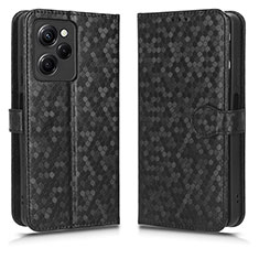 Funda de Cuero Cartera con Soporte Carcasa C01X para Xiaomi Redmi Note 12 Pro Speed 5G Negro