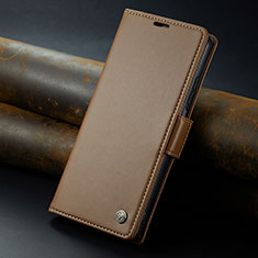 Funda de Cuero Cartera con Soporte Carcasa C02S para Xiaomi Poco F5 5G Marron